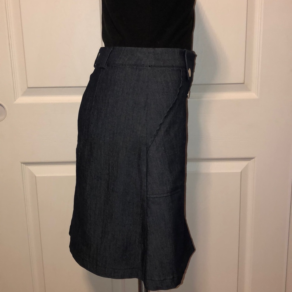 New York & Company Denim Skirt - Picture 3 of 7